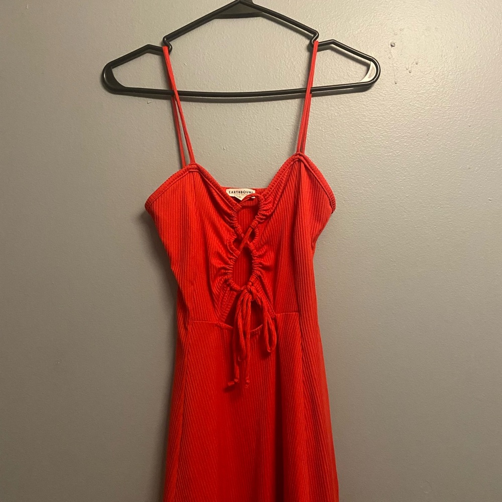 EARTHBOUND Vibrant Red Dress